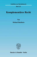 Komplementäres Recht / (另開視窗)