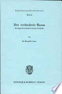 Der rechtsfreie Raum :zur Frage d. normativen Grenzen d. Rechts / (另開視窗)