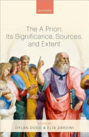 The a priori :its significance, sources, and extent / (另開視窗)