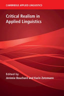 Critical realism in applied linguistics / (另開視窗)