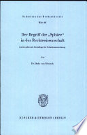 Der Begriff der 